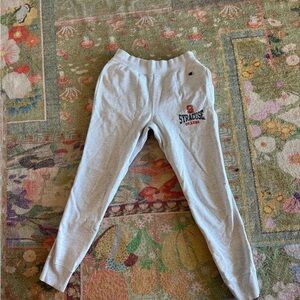 Champion Unisex Medium Gray Syracuse University Sweatpants